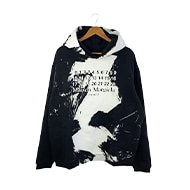 画像：DIAGONAL PAINT EFFECT HOODIE